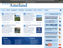 Tablet Screenshot of persbureau-ameland.nl